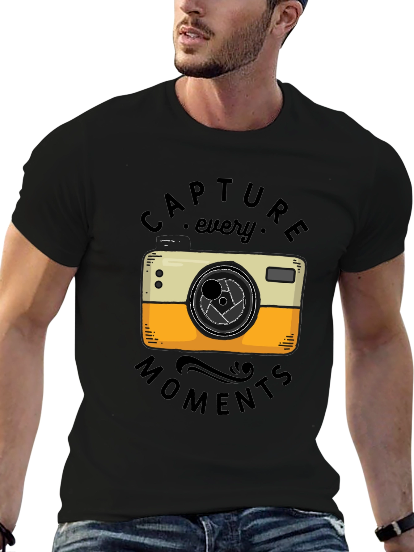 Capture Every Moment T-Shirt - Camera Graphic Tee