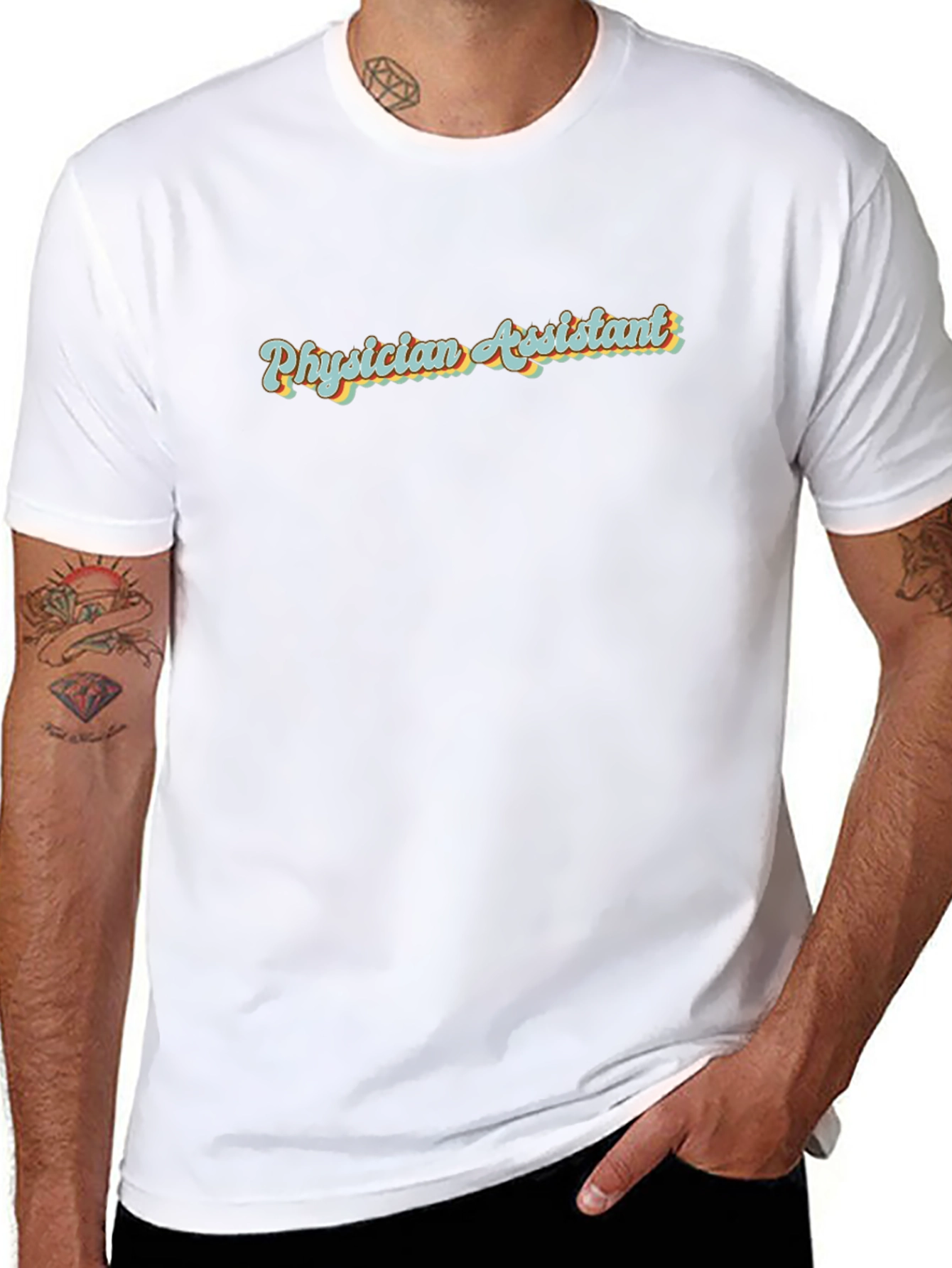 Physician Assistant Retro Graphic T-Shirt