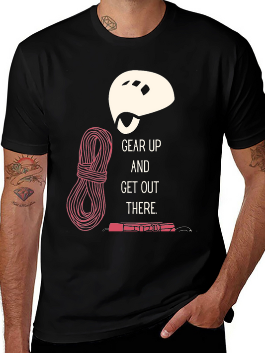 Climbing Gear Up T-Shirt Adventure
