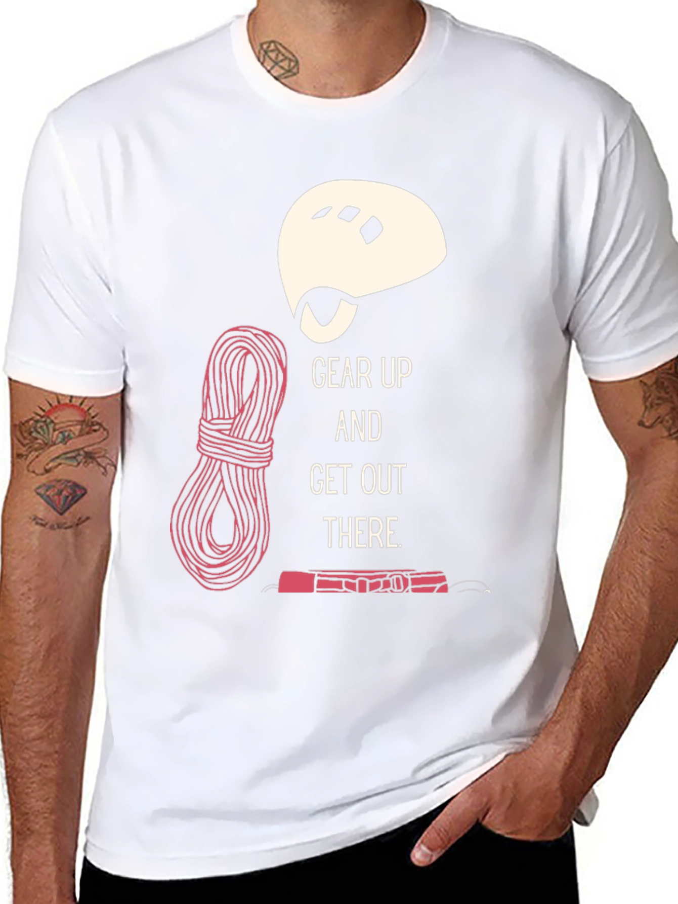 Climbing Gear Up T-Shirt Adventure
