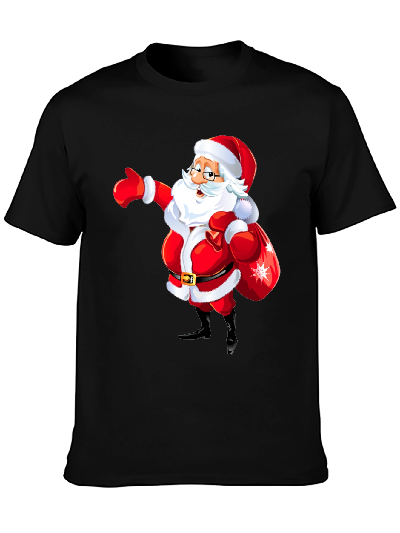 Festive Santa Graphic Tee