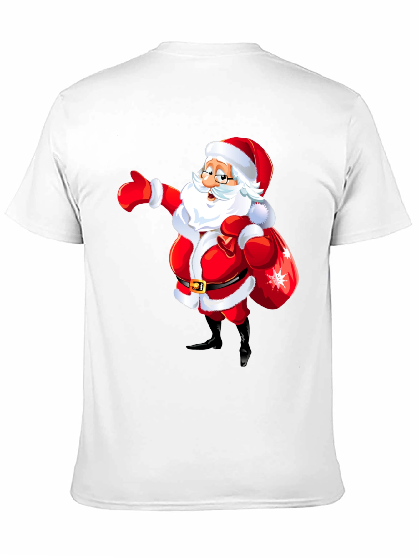 Festive Santa Graphic Tee