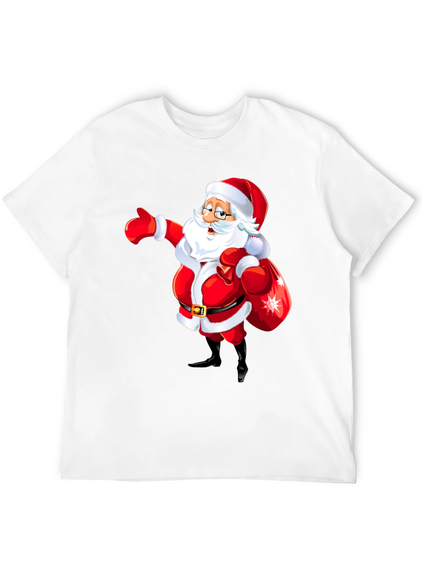 Festive Santa Graphic Tee