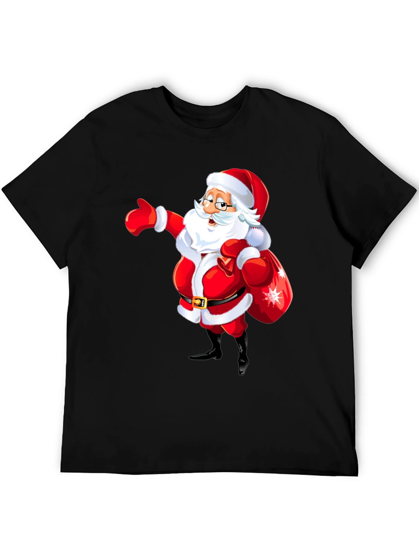 Festive Santa Graphic Tee