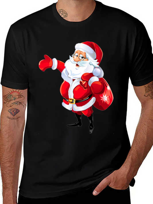 Festive Santa Graphic Tee
