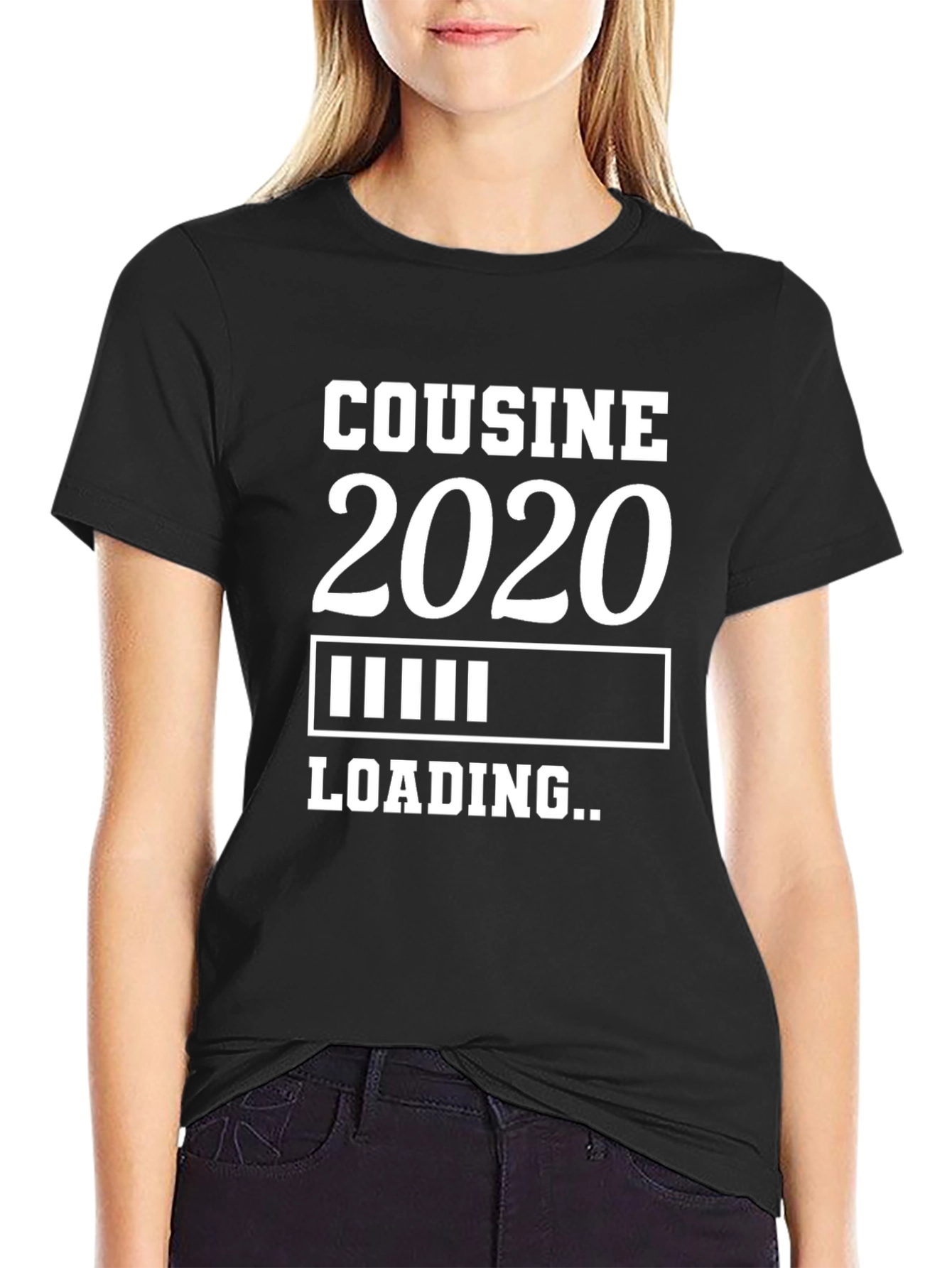 Cousin 2020 Loading T-Shirt - Black