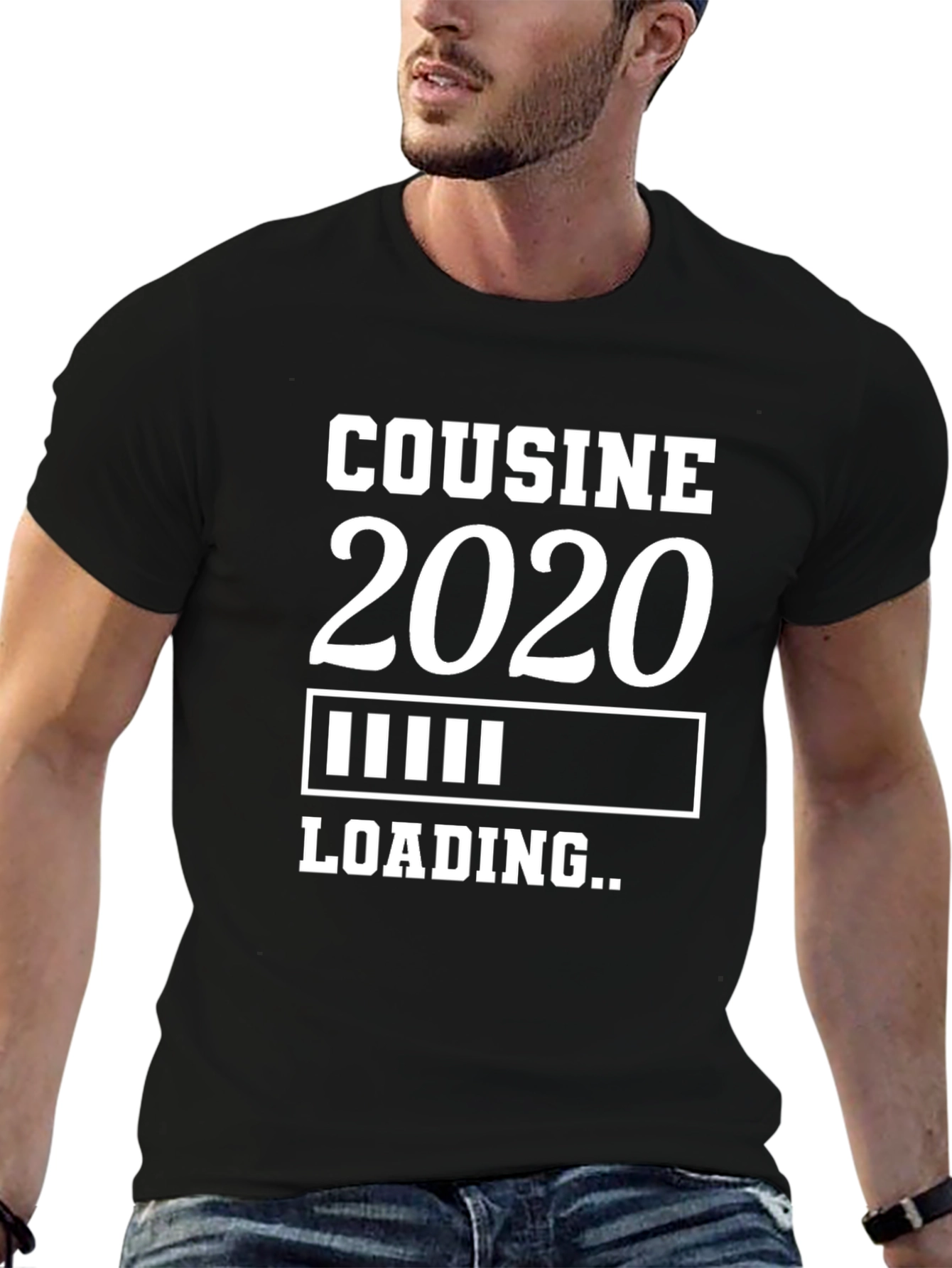 Cousin 2020 Loading T-Shirt - Black