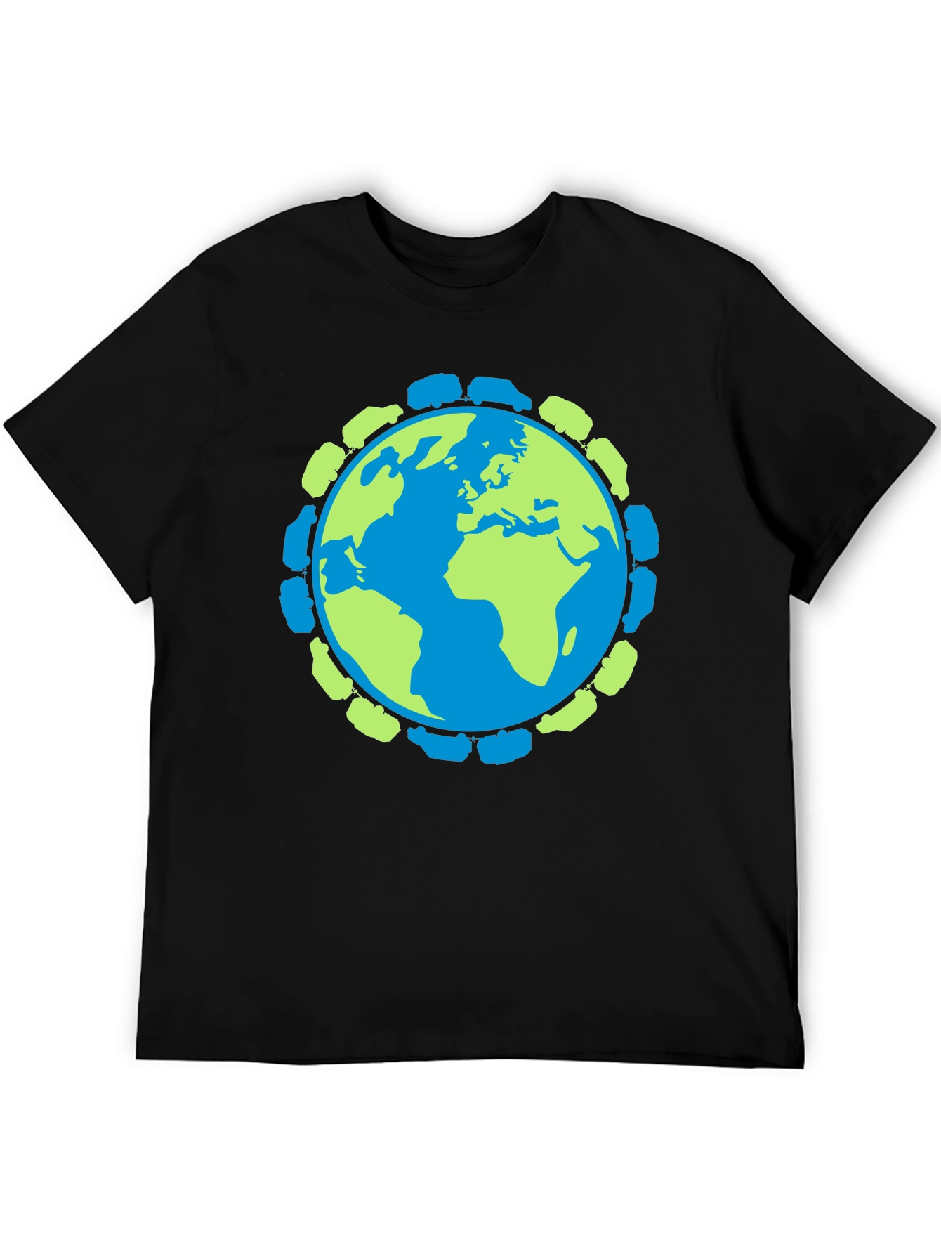 Earth & Trucks Graphic T-Shirt - Black