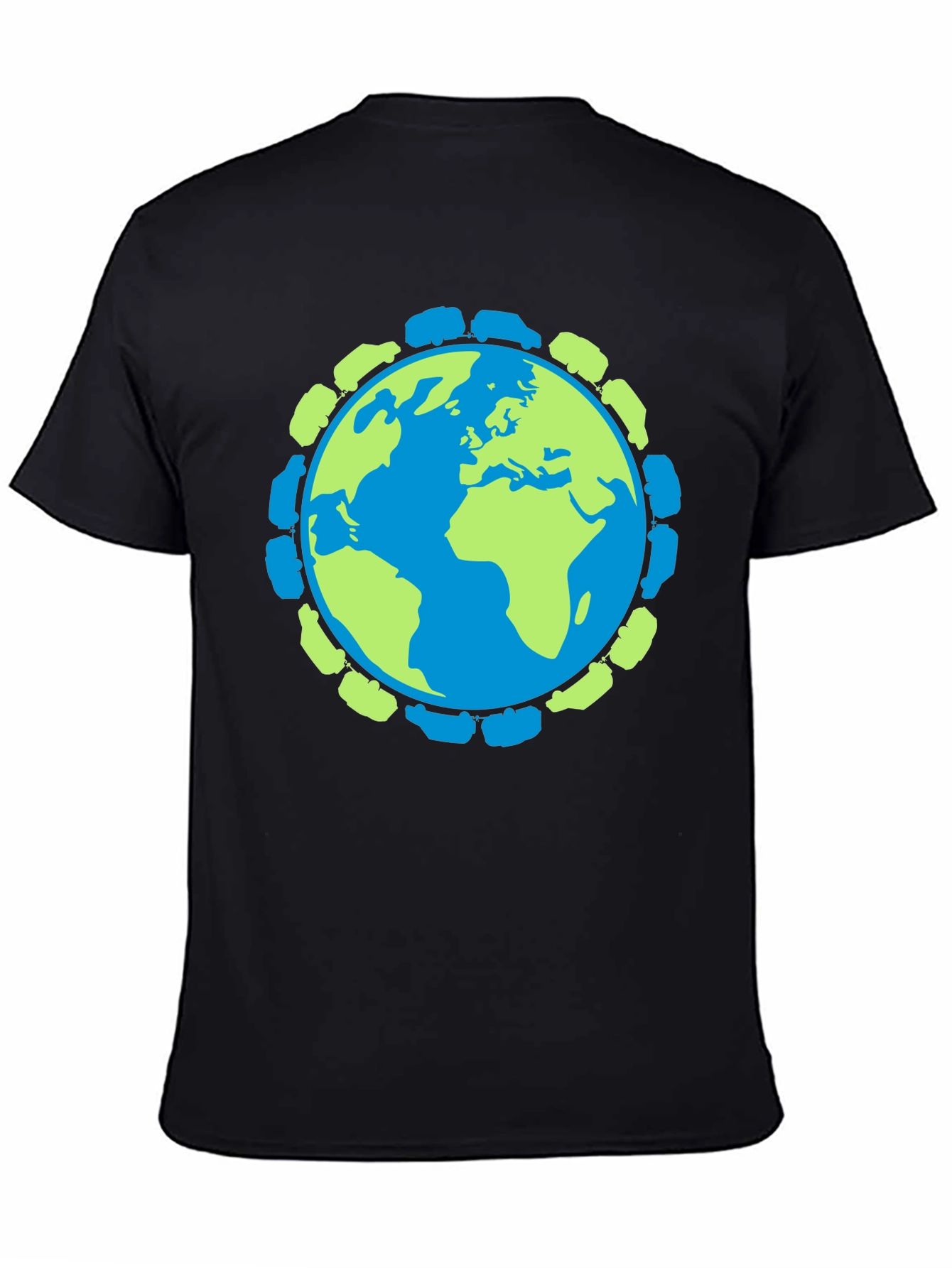 Earth & Trucks Graphic T-Shirt - Black