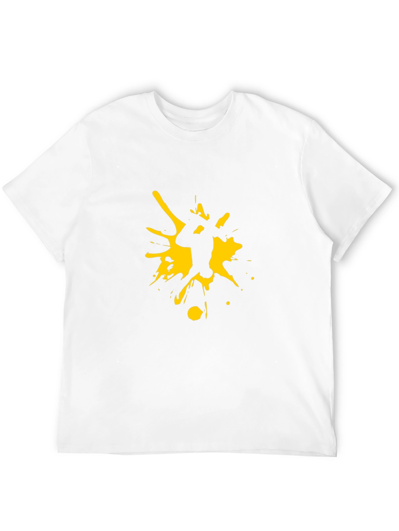 Abstract Graphic Print T-Shirt - Mens Casual Tee