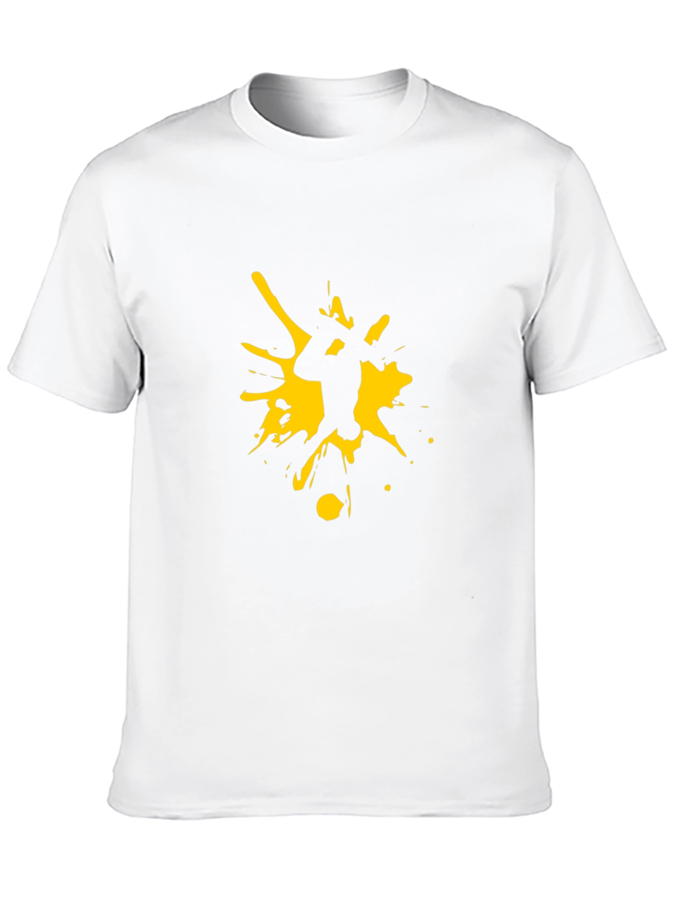 Abstract Graphic Print T-Shirt - Mens Casual Tee
