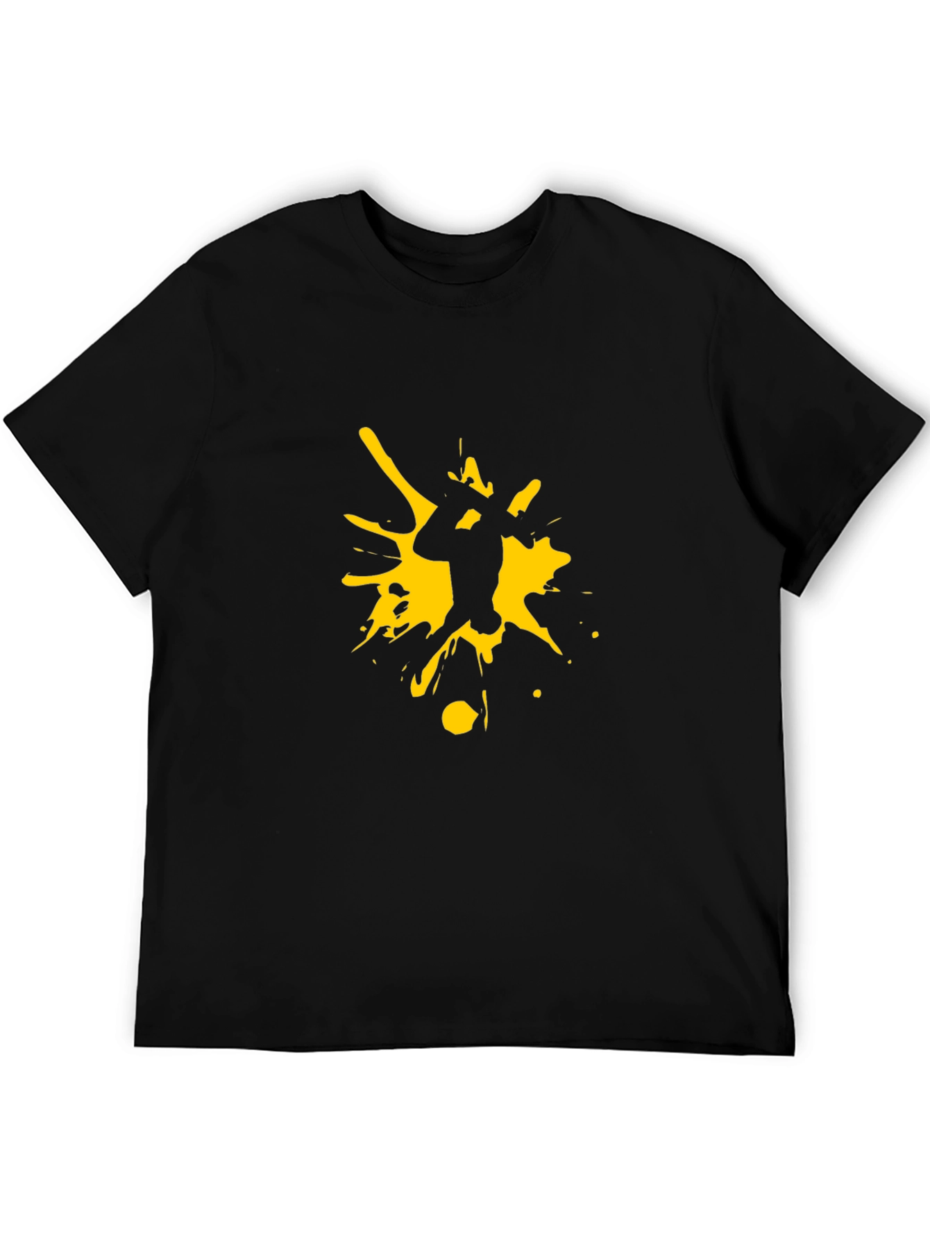 Abstract Graphic Print T-Shirt - Mens Casual Tee