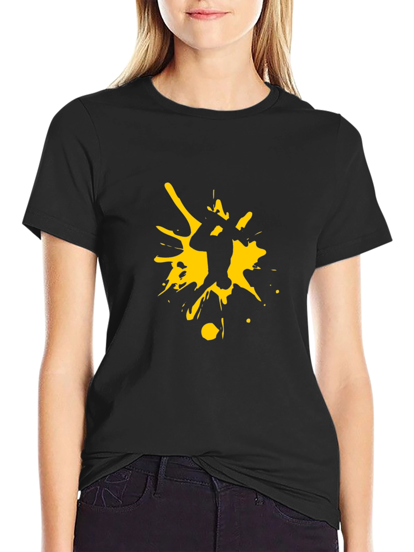 Abstract Graphic Print T-Shirt - Mens Casual Tee
