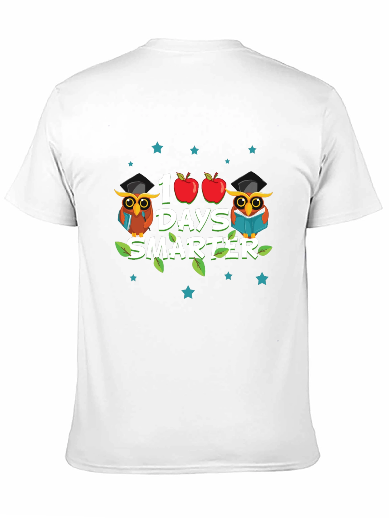 100 Days Smarter Owl Teacher T-Shirt