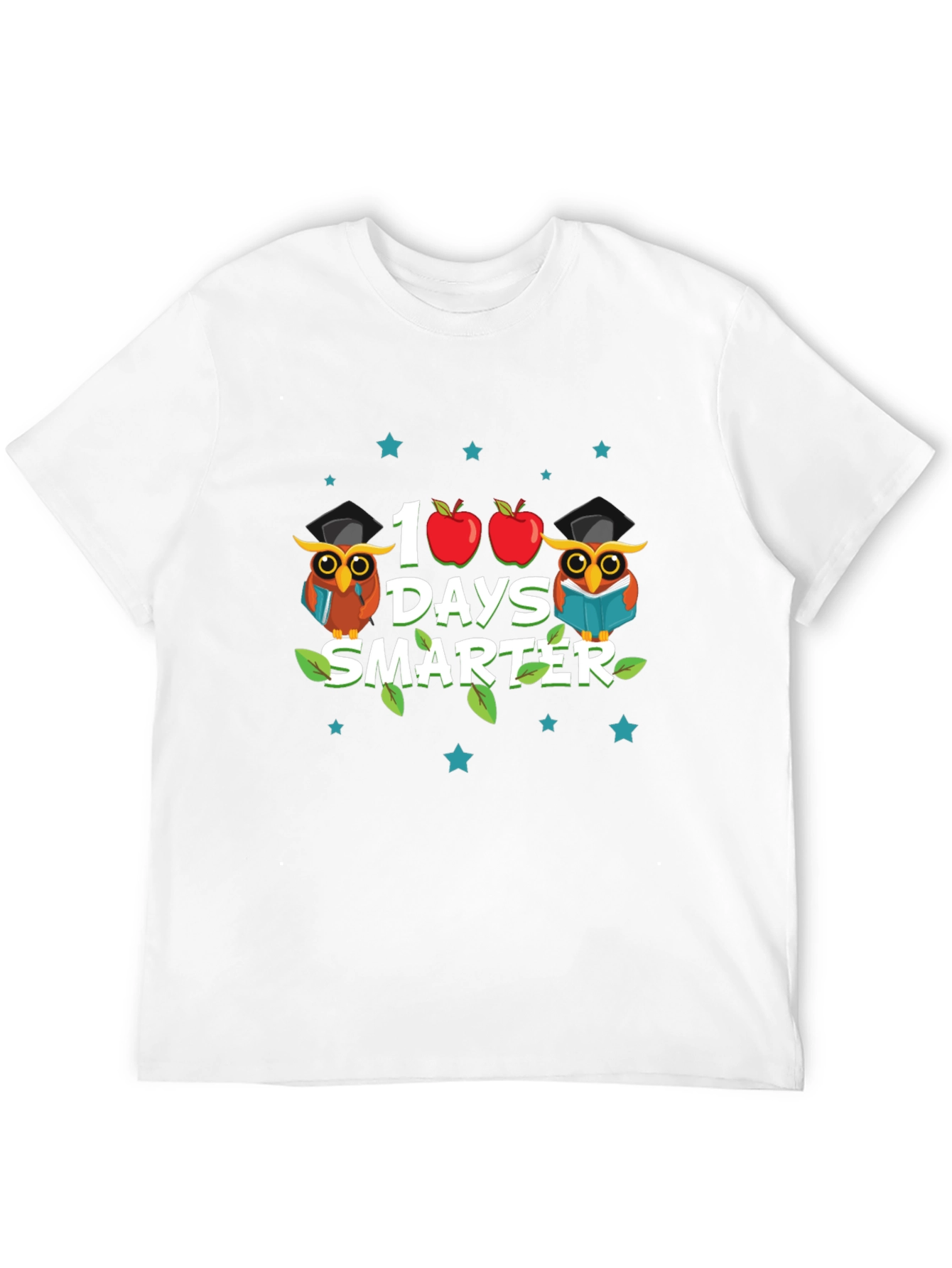 100 Days Smarter Owl Teacher T-Shirt