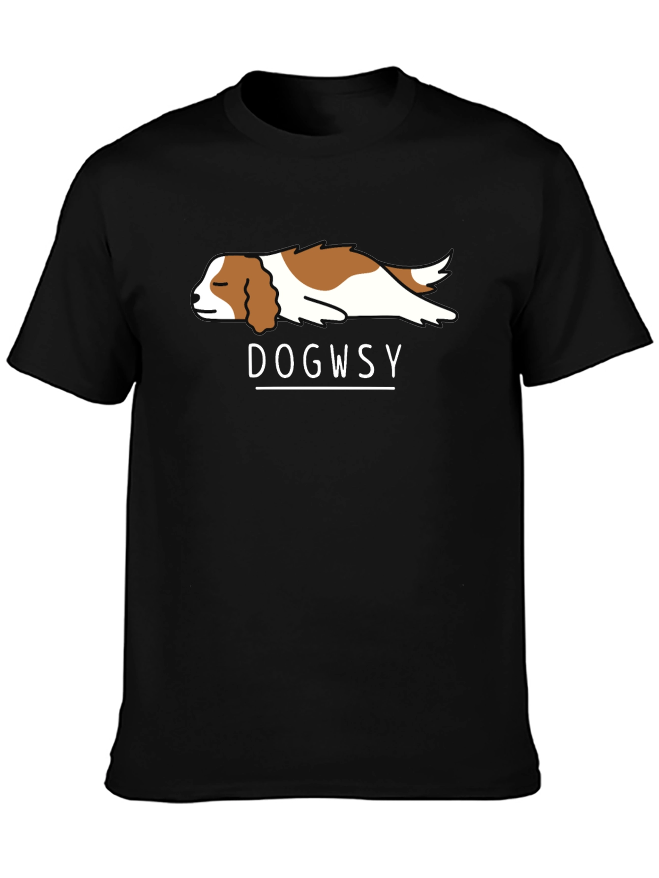 Dogwsy T-Shirt - Casual Black Tee