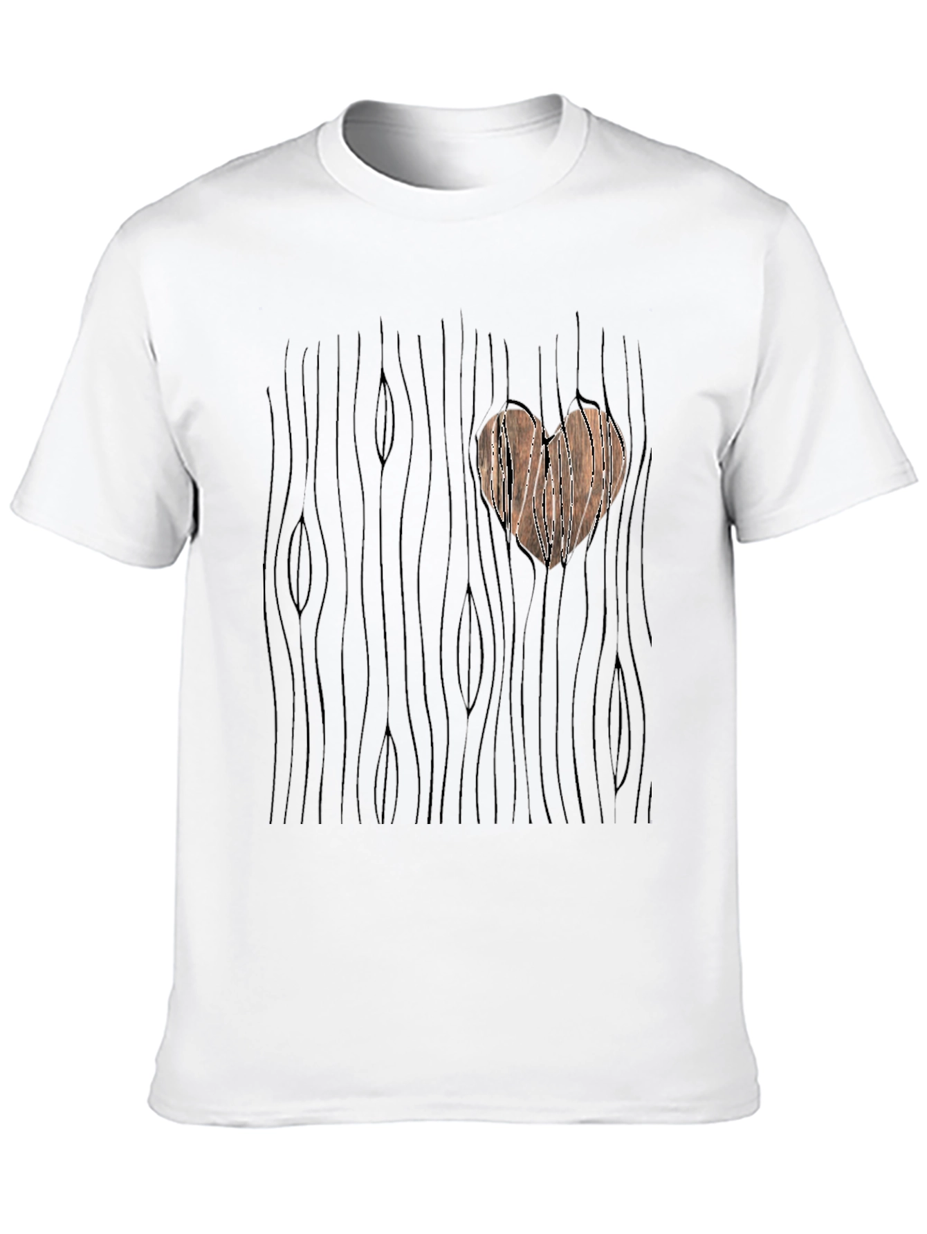 Heart Wood Graphic T-Shirt