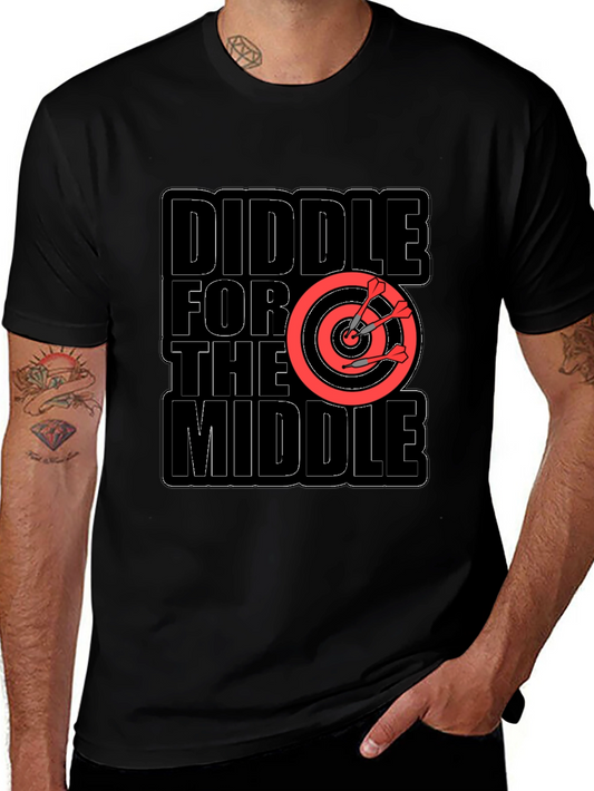 Diddle for the Middle T-Shirt Darts Target