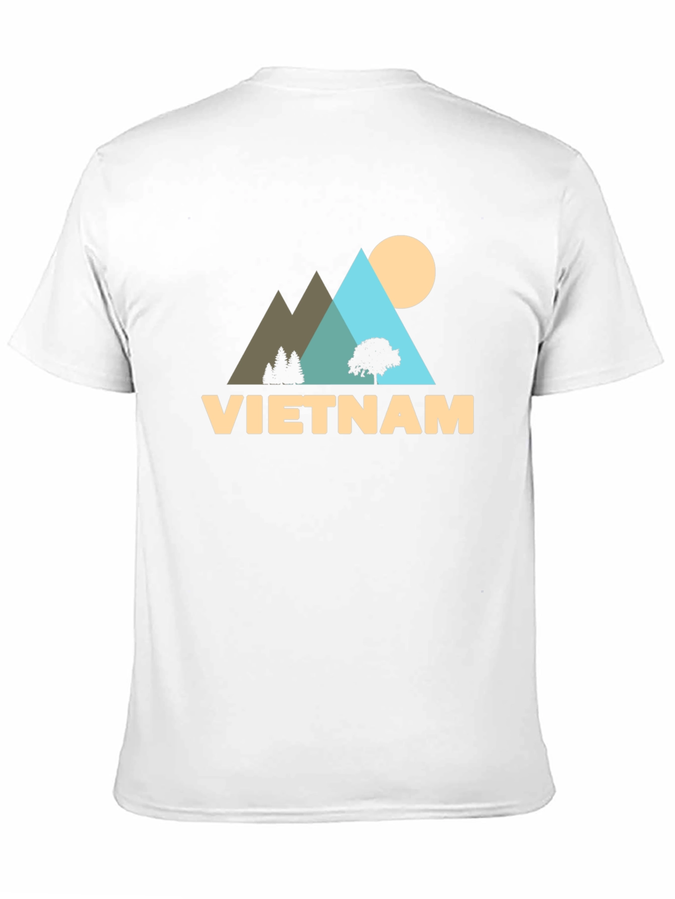 Vietnam Landscape Graphic Black T-Shirt