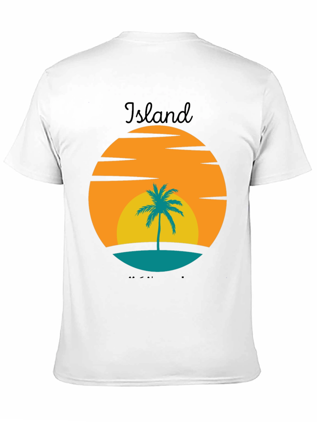 Island Sunset Graphic Tee - Tropical Vibe