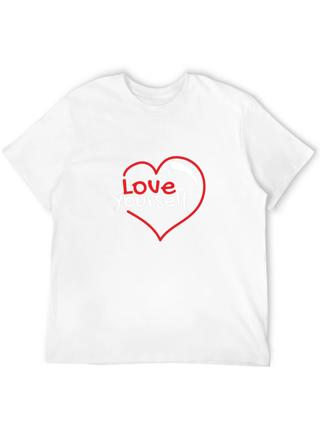 Love Yourself Graphic Black T-Shirt
