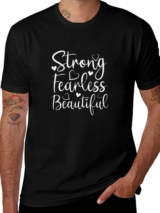 Strong Fearless Beautiful Graphic Tee