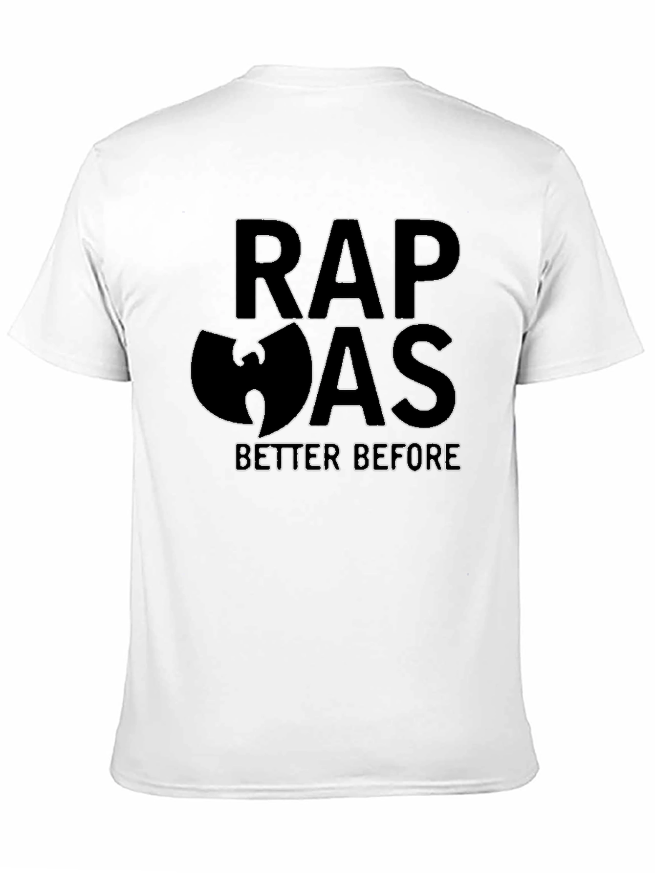 Rap Was Better Before Black T-Shirt