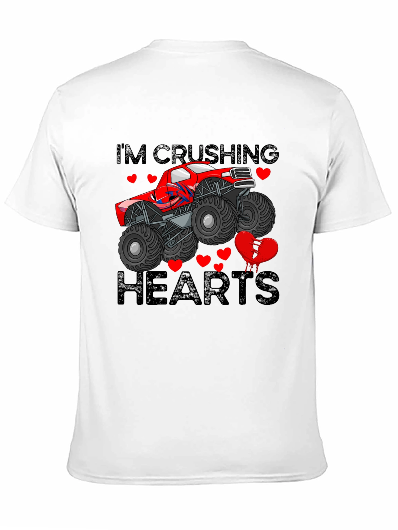Im Crushing Hearts Monster Truck T-Shirt