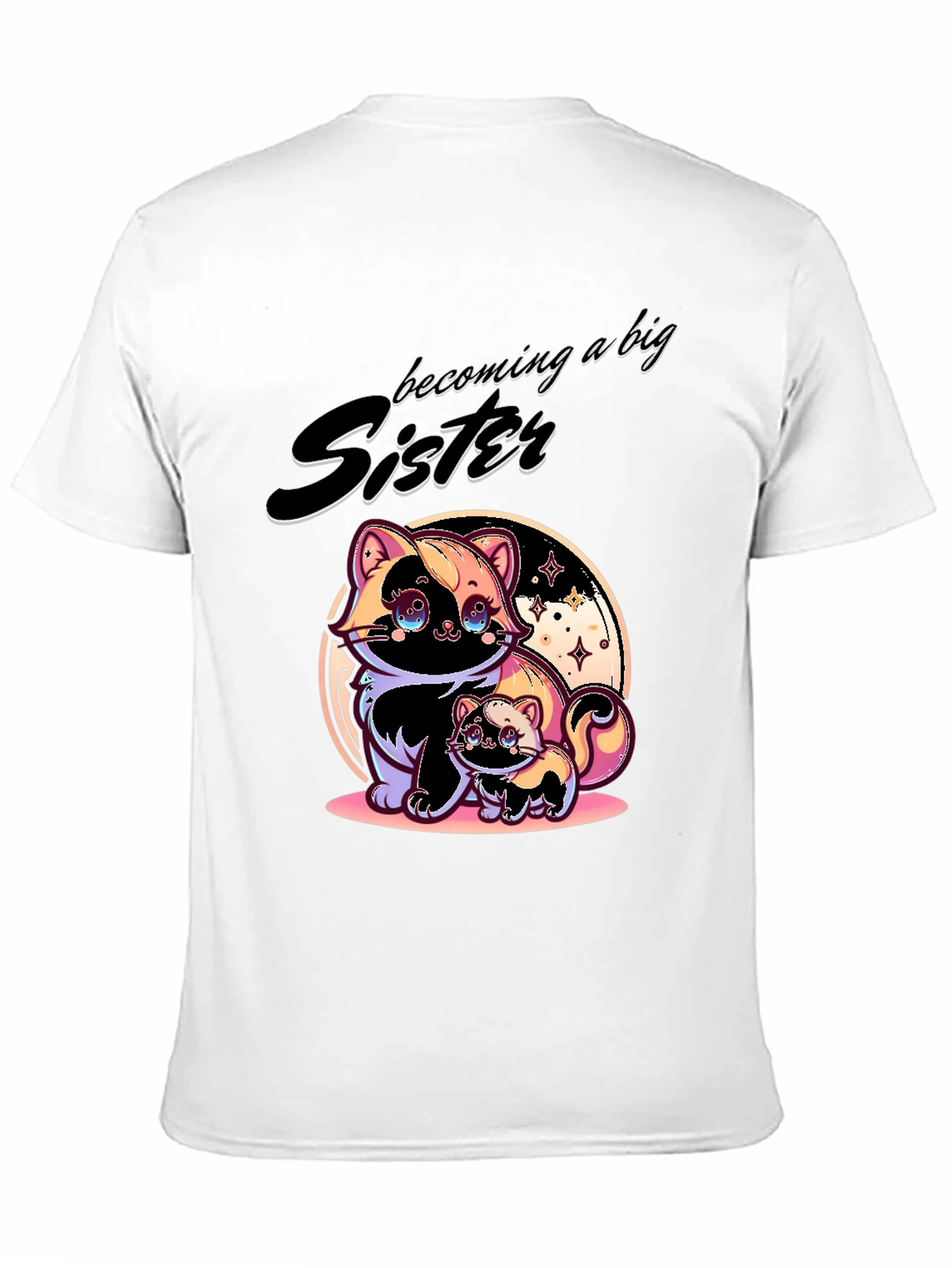 Becoming a Big Sister Black T-Shirt