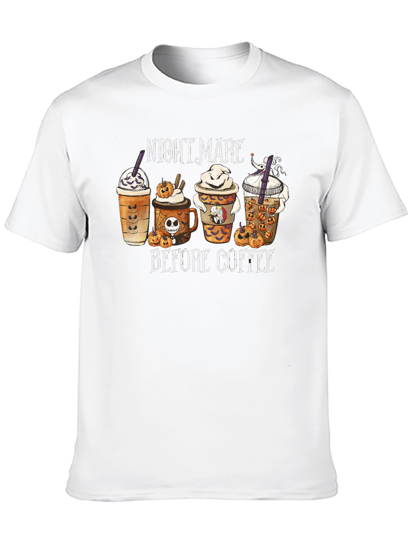 Nightmare Before Coffee Black T-Shirt