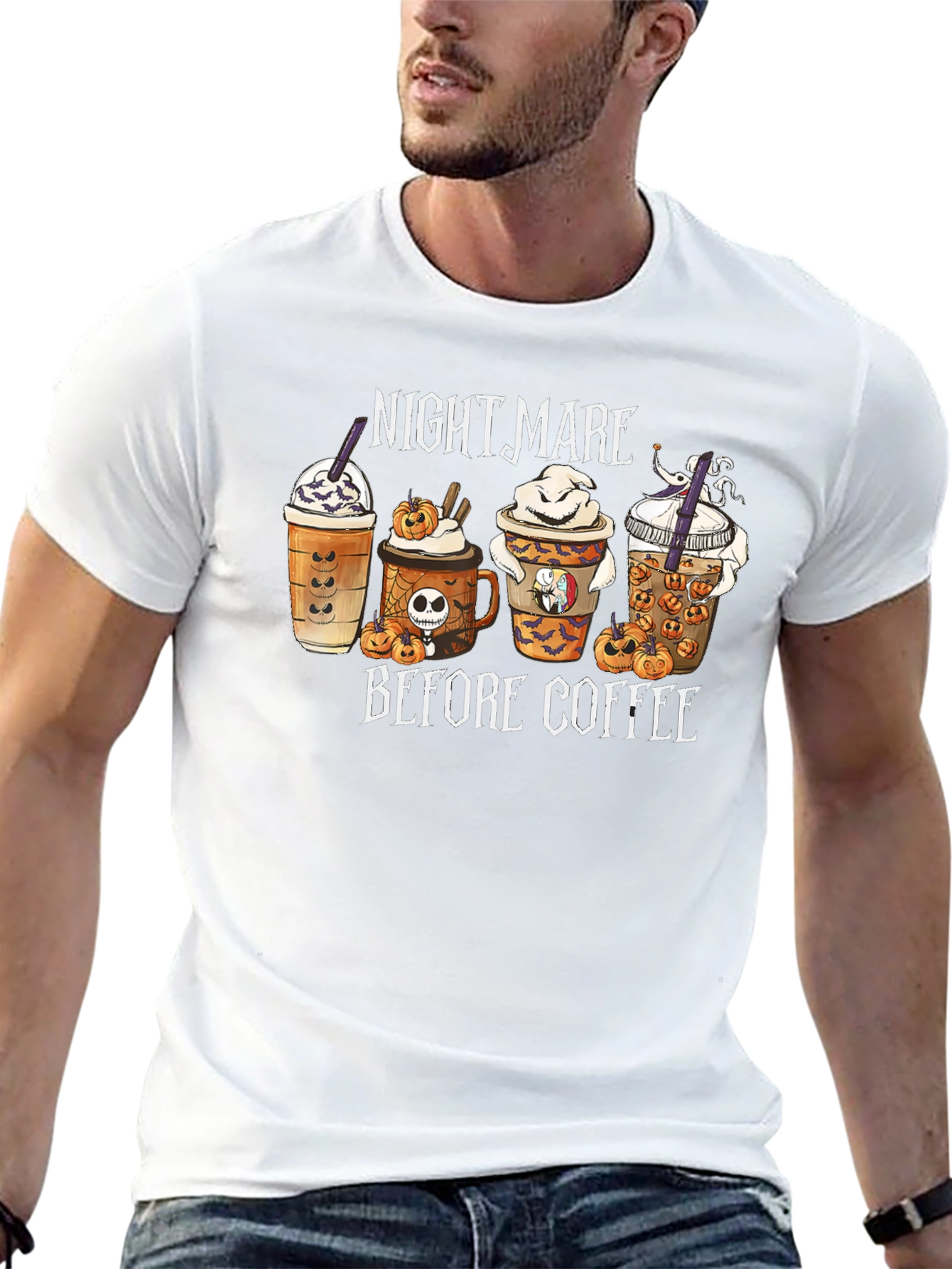 Nightmare Before Coffee Black T-Shirt