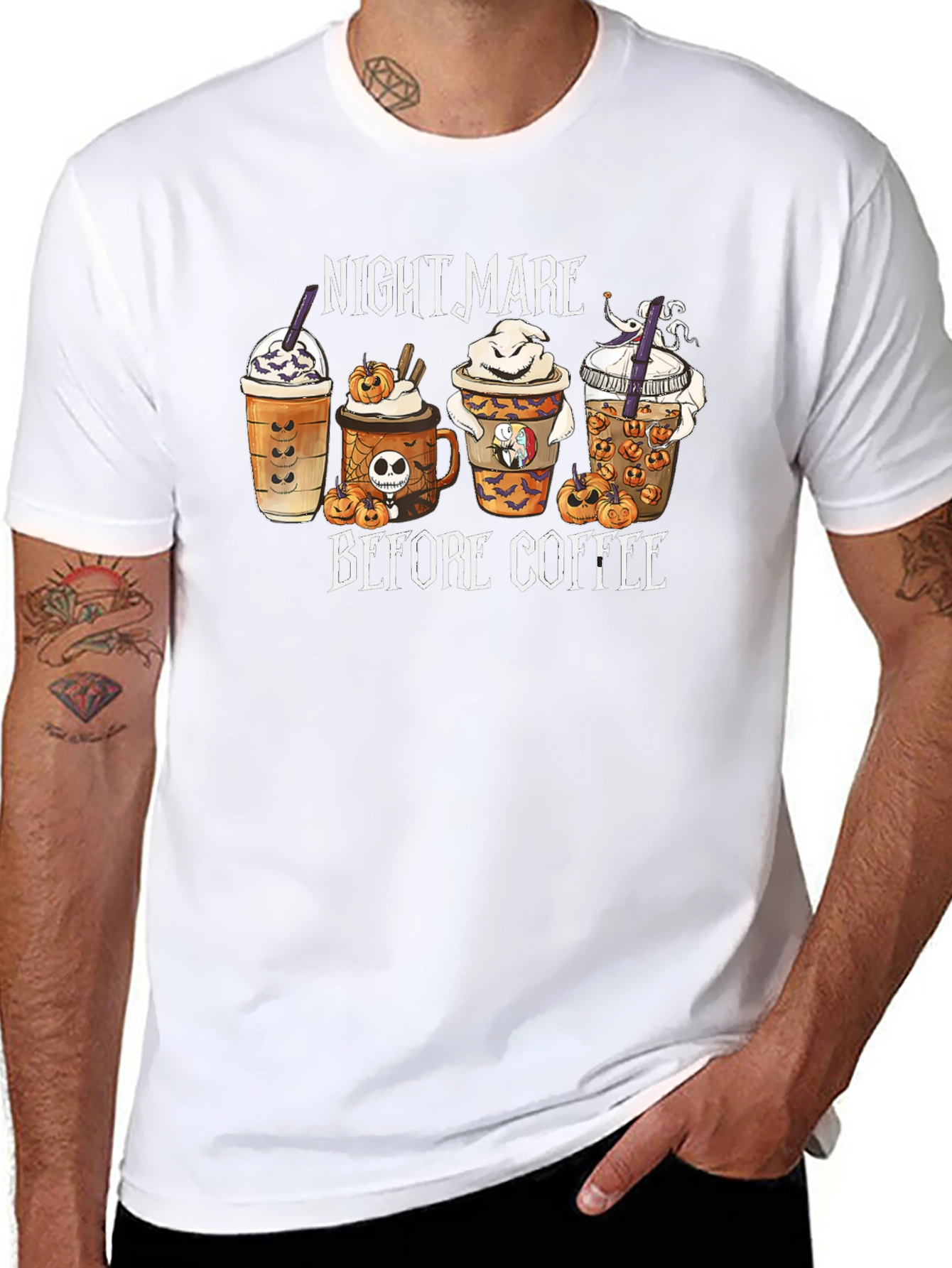 Nightmare Before Coffee Black T-Shirt