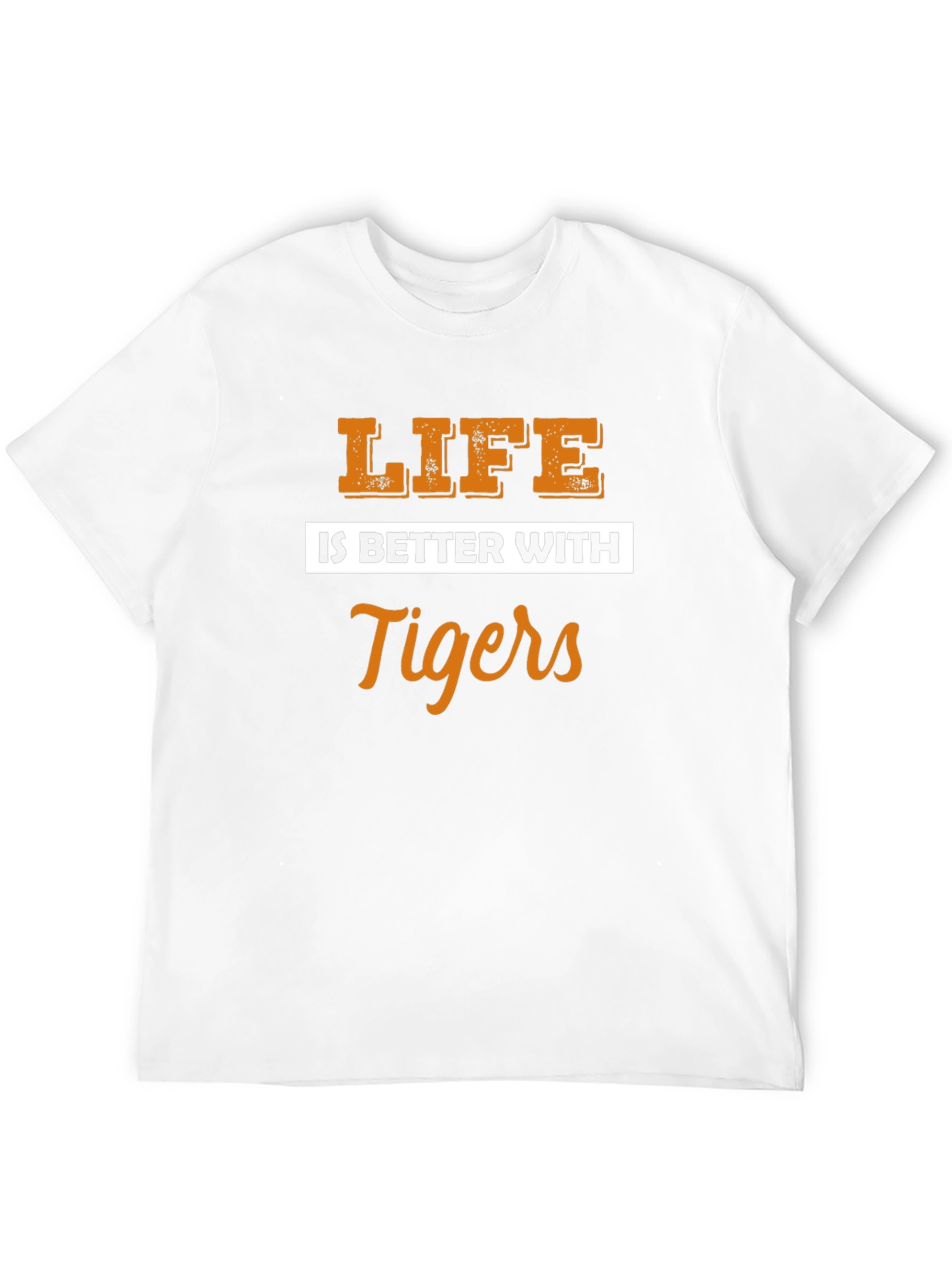 Life is Better with Tigers Graphic T-Shirt