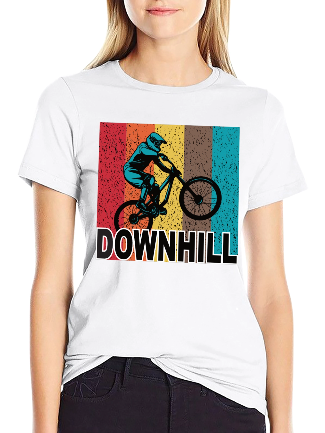 Downhill Mountain Biking Graphic Tee