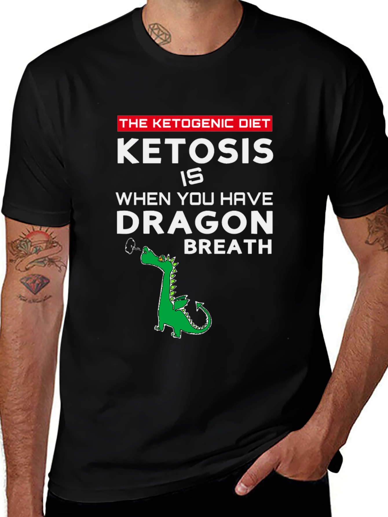 Ketogenic Diet Dragon Breath T-Shirt