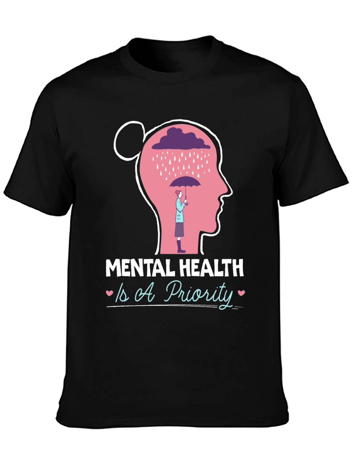 Mental Health Is A Priority Graphic Tee