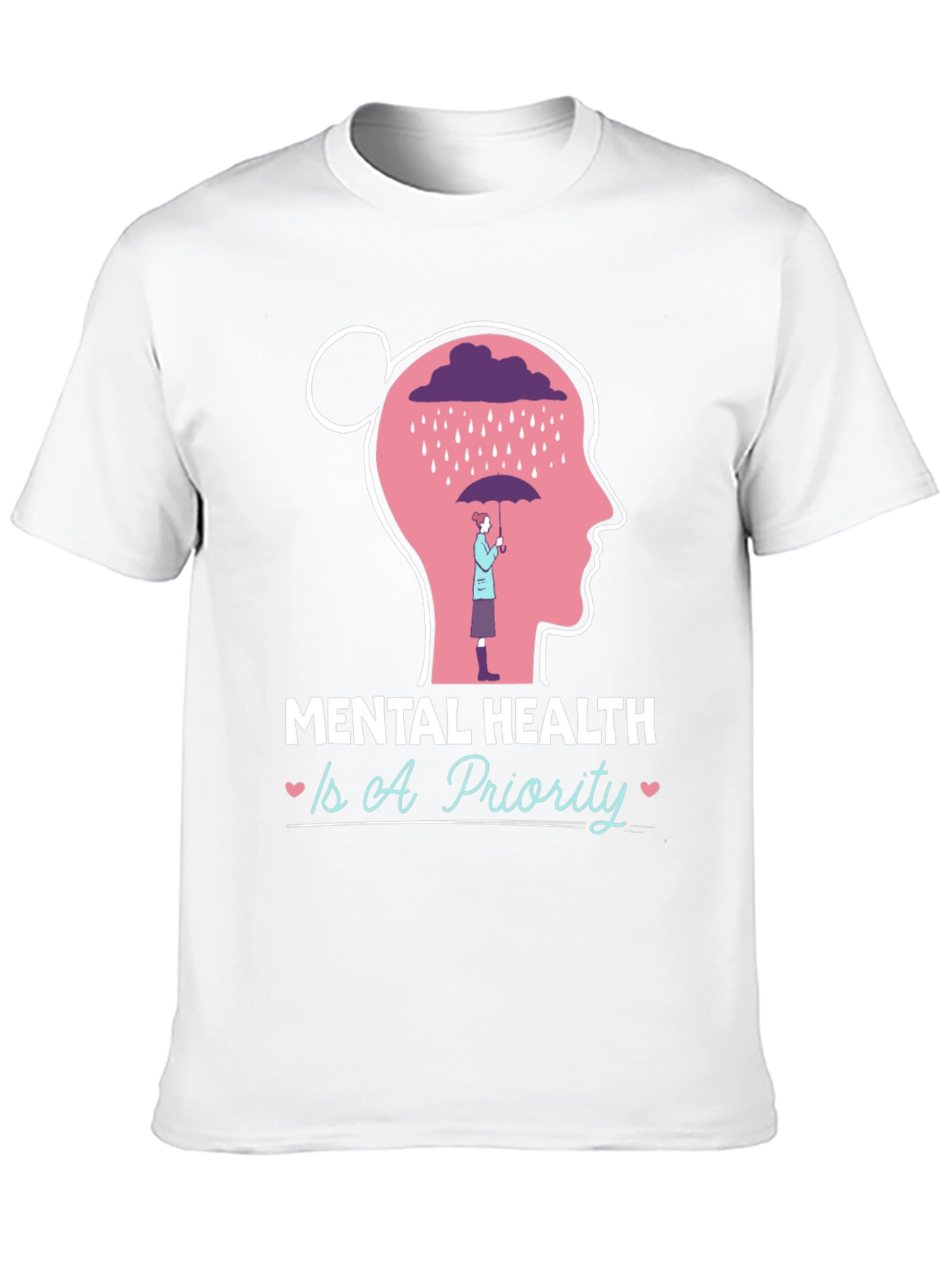 Mental Health Is A Priority Graphic Tee