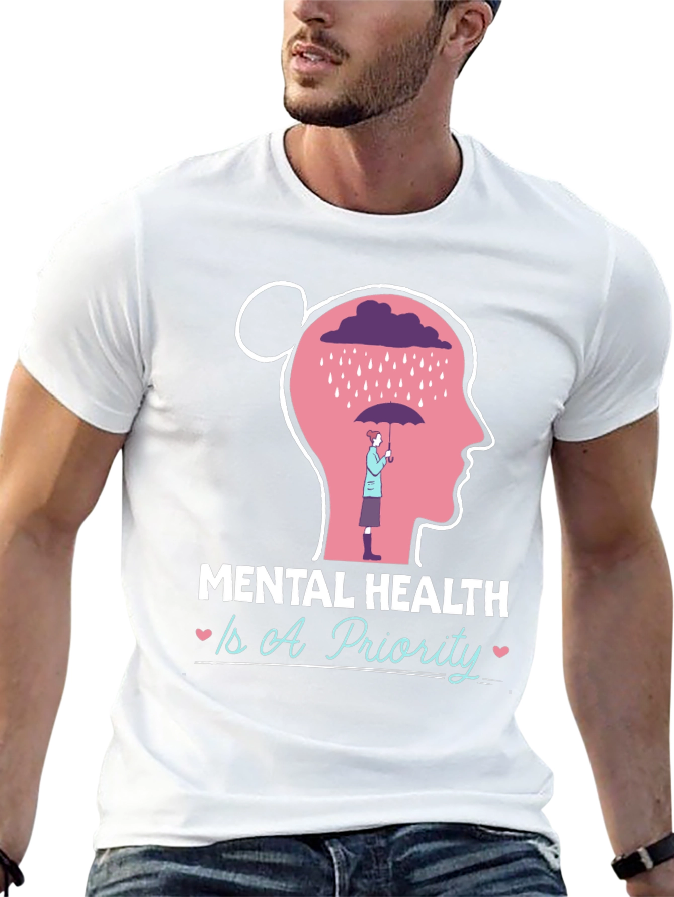 Mental Health Is A Priority Graphic Tee