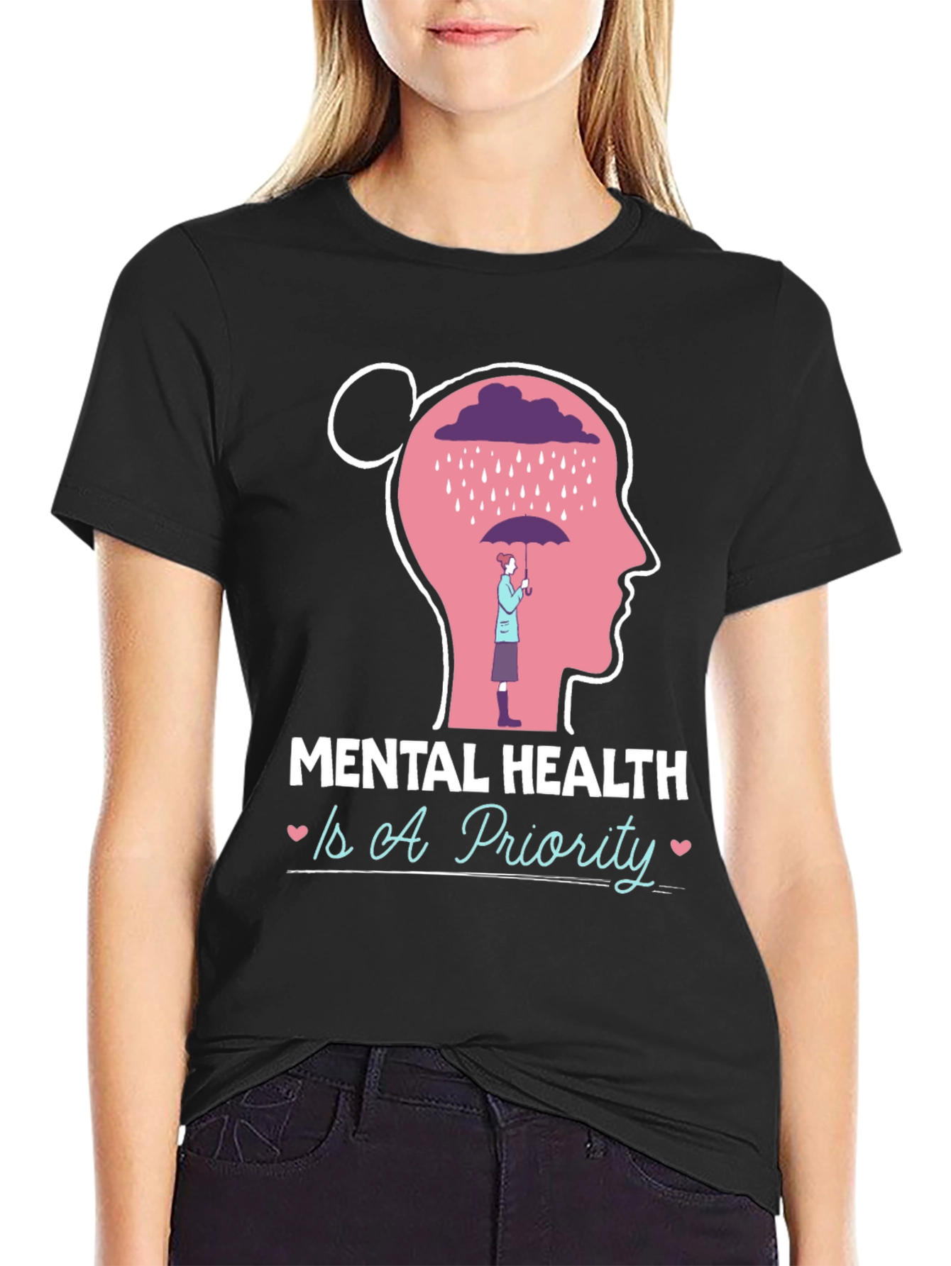 Mental Health Is A Priority Graphic Tee