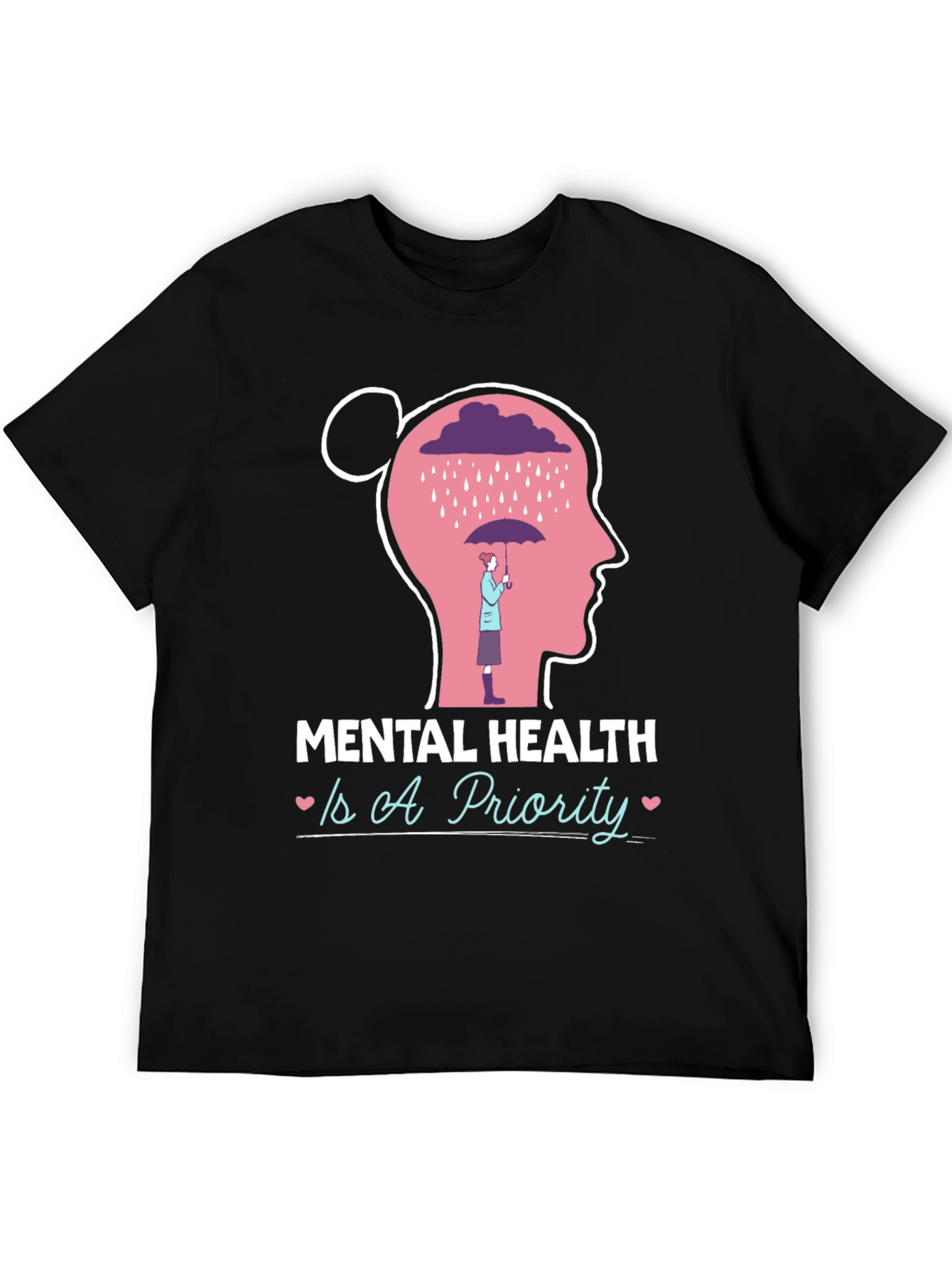 Mental Health Is A Priority Graphic Tee