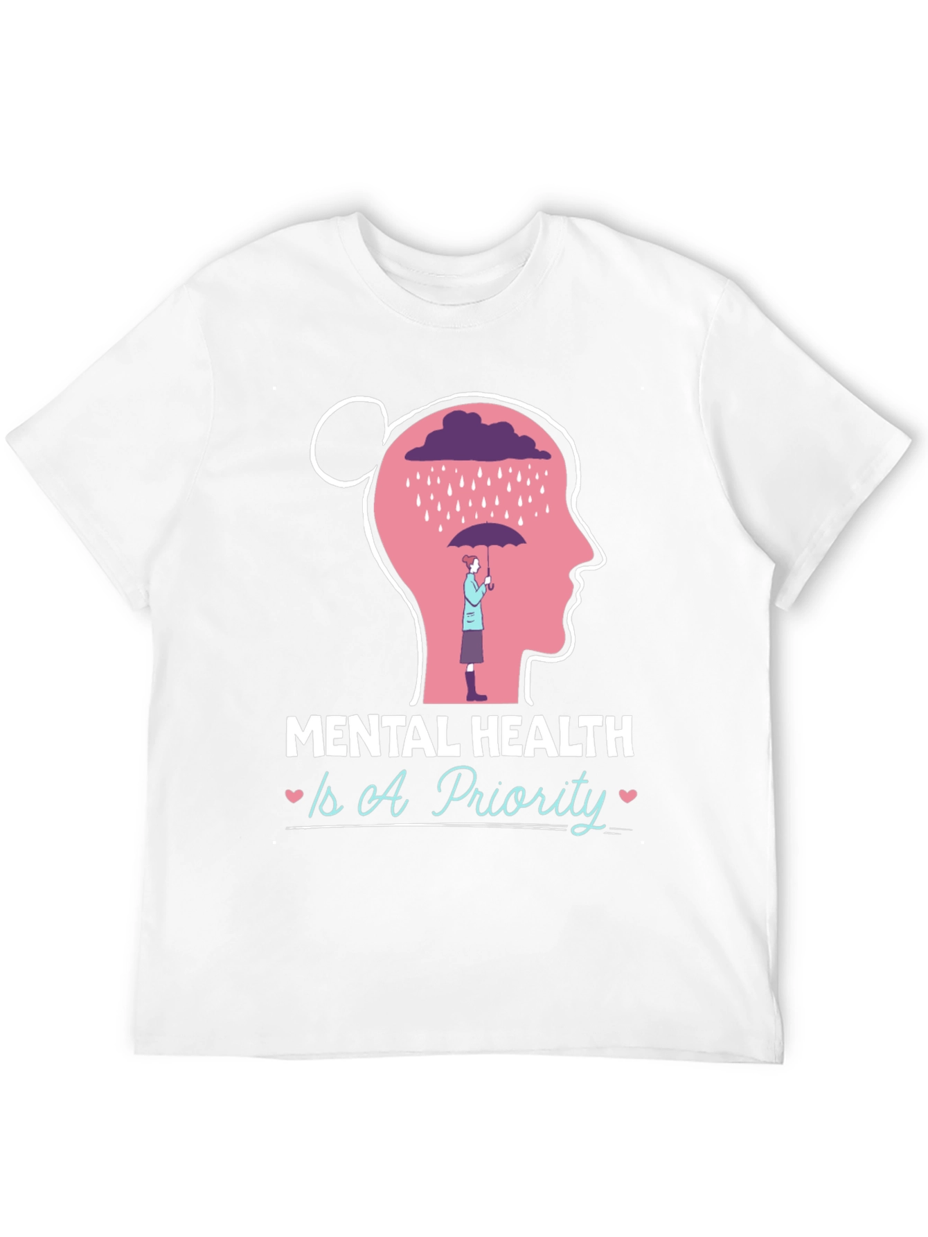Mental Health Is A Priority Graphic Tee