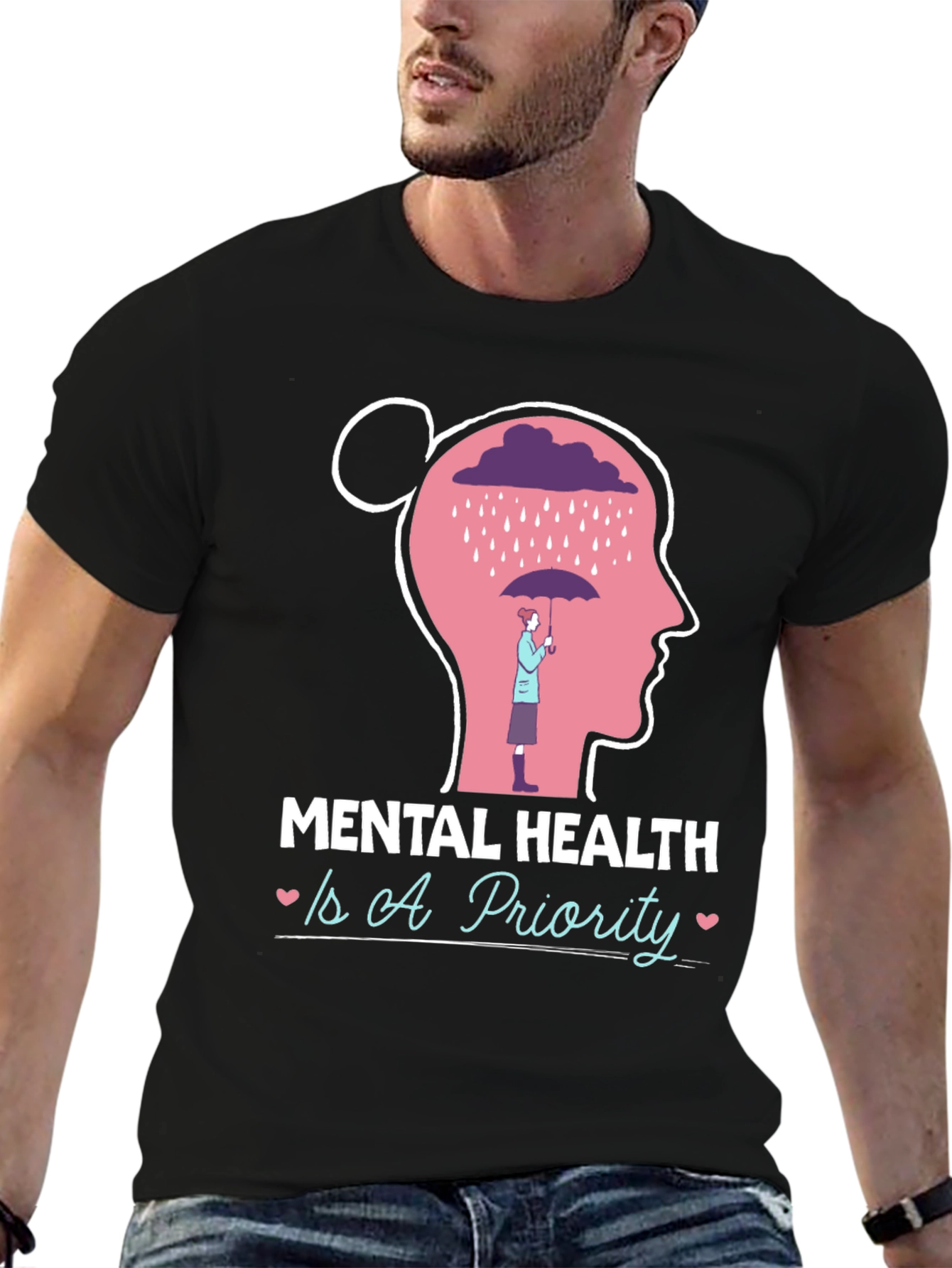 Mental Health Is A Priority Graphic Tee