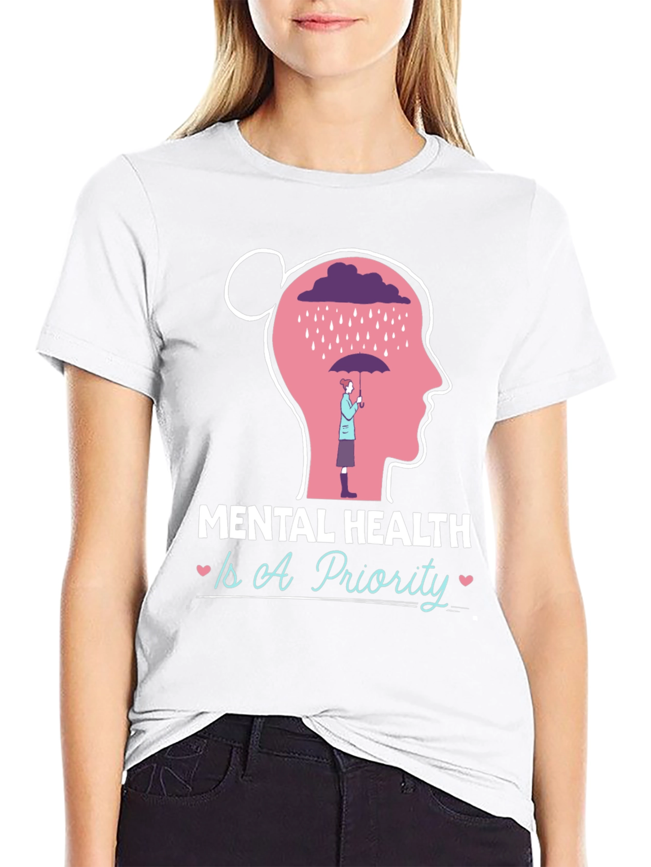 Mental Health Is A Priority Graphic Tee