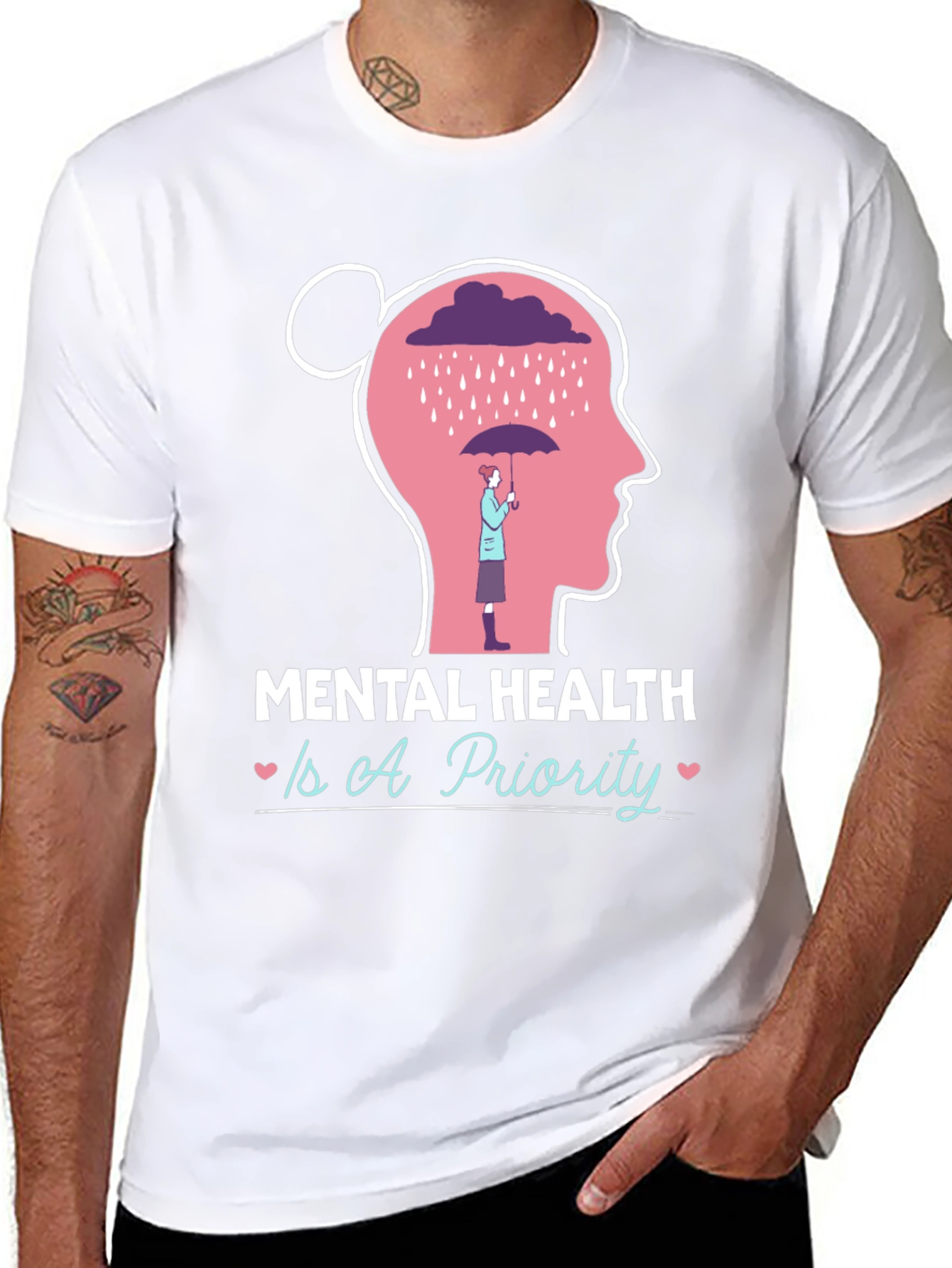 Mental Health Is A Priority Graphic Tee