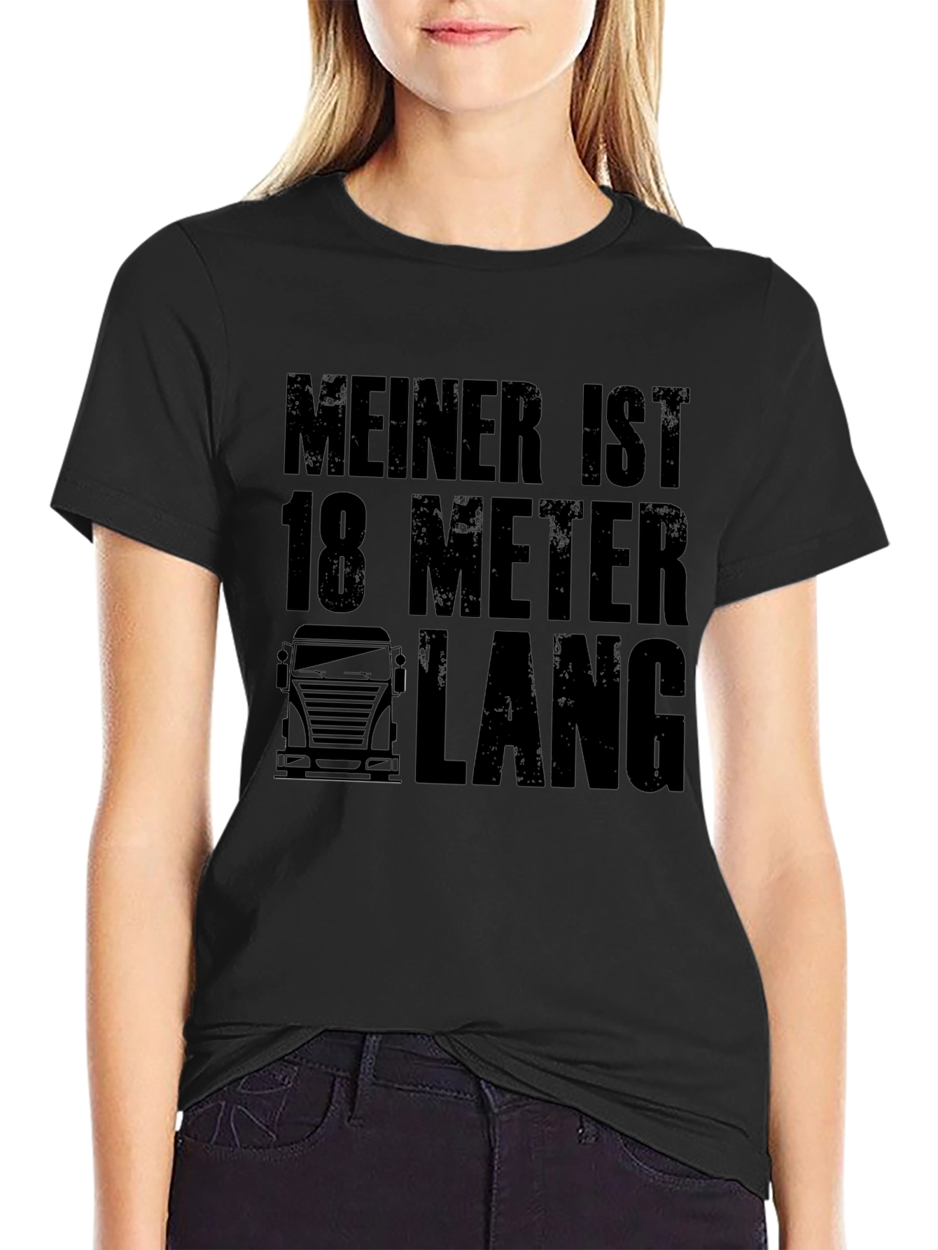 Humorous 18 Meter Trucker T-Shirt