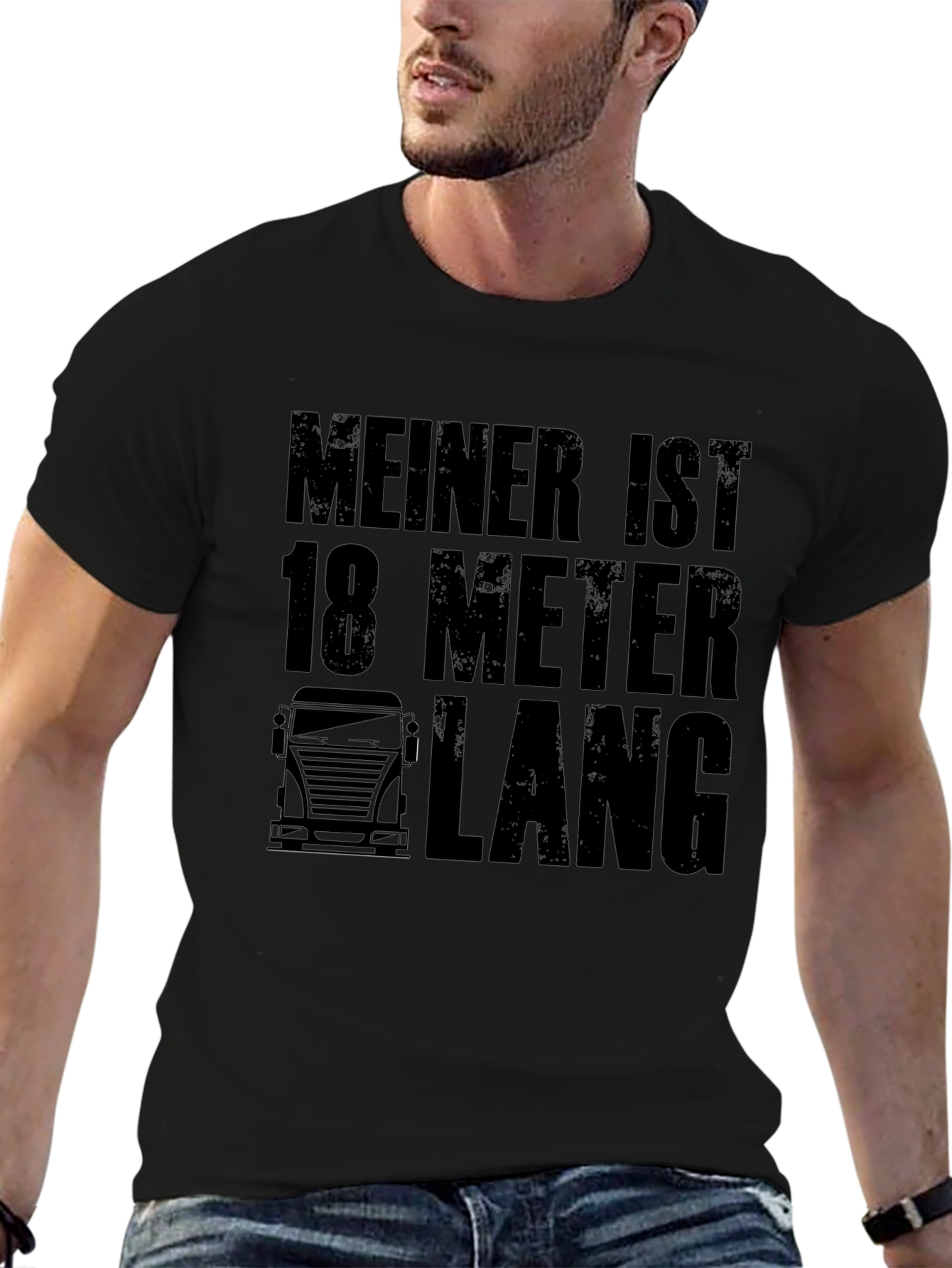 Humorous 18 Meter Trucker T-Shirt