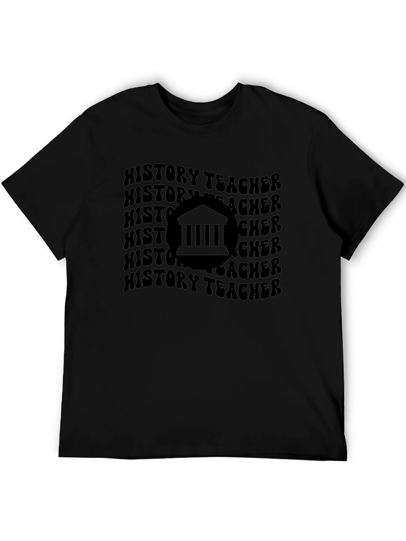 History Teacher Graphic Tee - Black