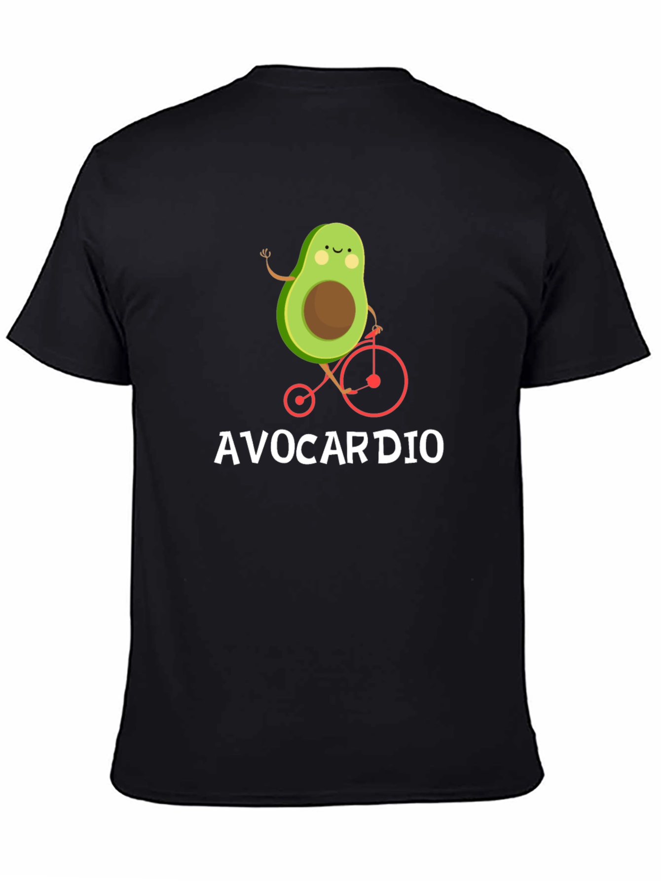 Avocardio Funny Avocado Bike T-Shirt
