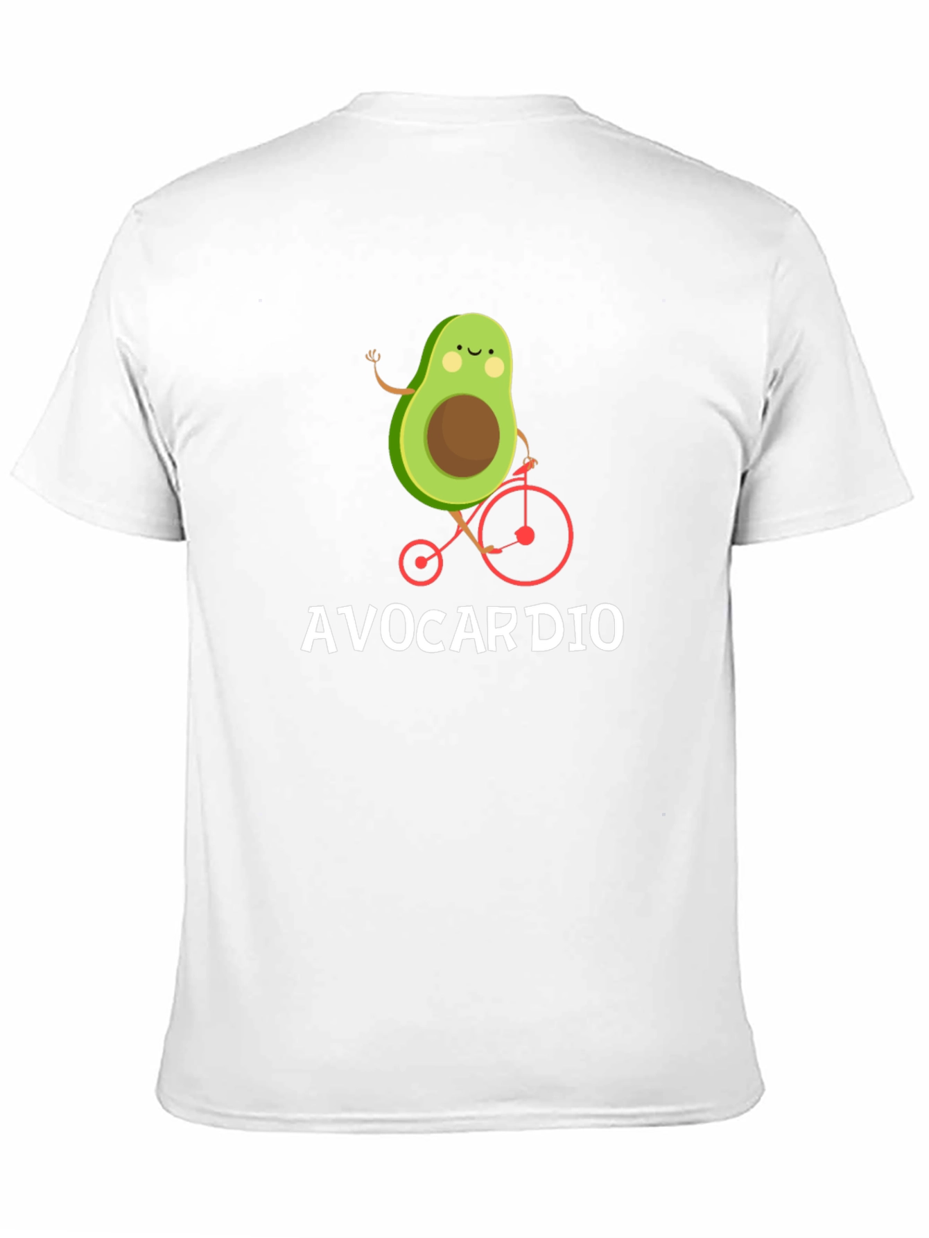 Avocardio Funny Avocado Bike T-Shirt