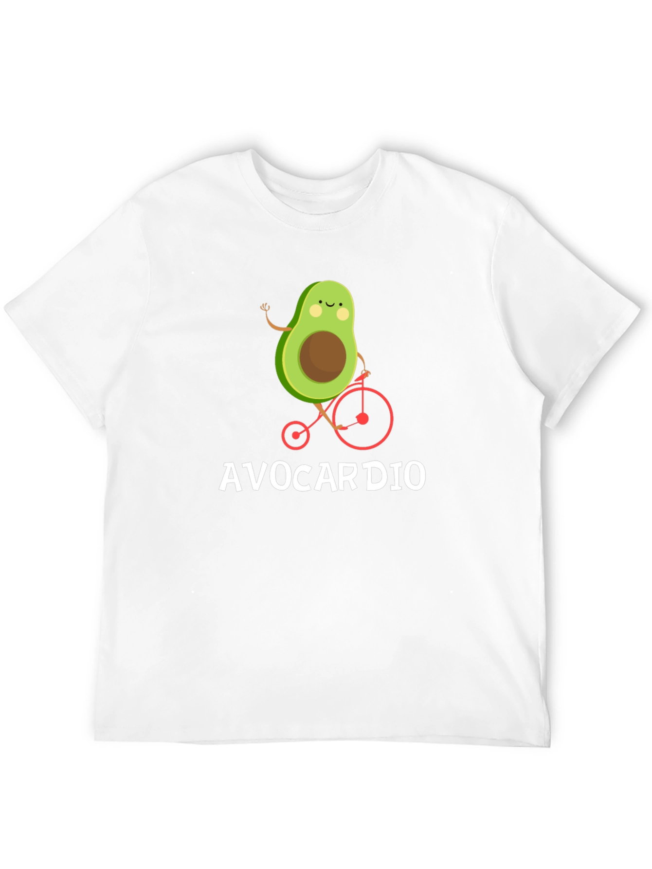 Avocardio Funny Avocado Bike T-Shirt